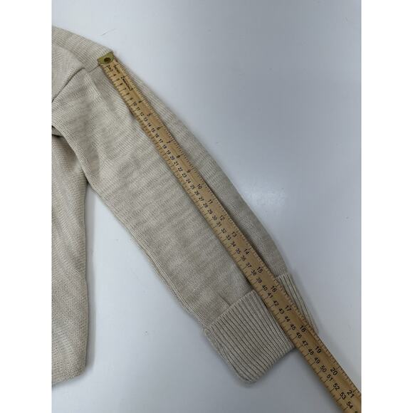 Venus Womens Cardigan Size XL Tan Knit Long Sleeve Open Front Sweater - Picture 11 of 13